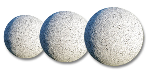 Sphères décoratives en pierre naturelle