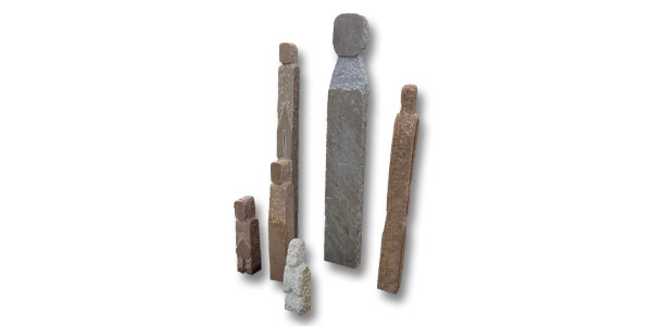 Totems en grès