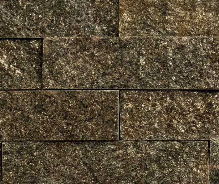 Metal grey mica Flatstone