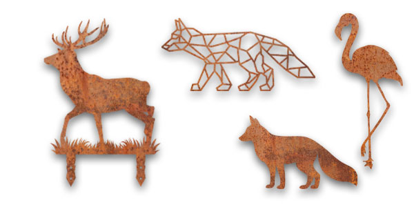 D&eacute;coration animale en corten