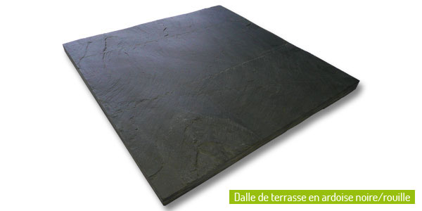 Dalles et opus en ardoise