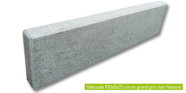 Les bordurettes en granit